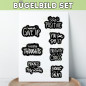 Preview: Bügelbild Set Statement Patches